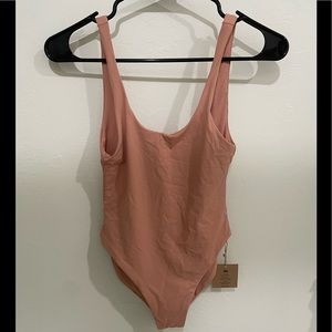 Toast Swim One Piece in Rose